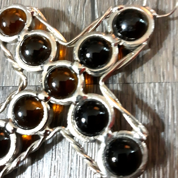 ARTISAN METALLIC WALL CROSS NEW! - Picture 3 of 4